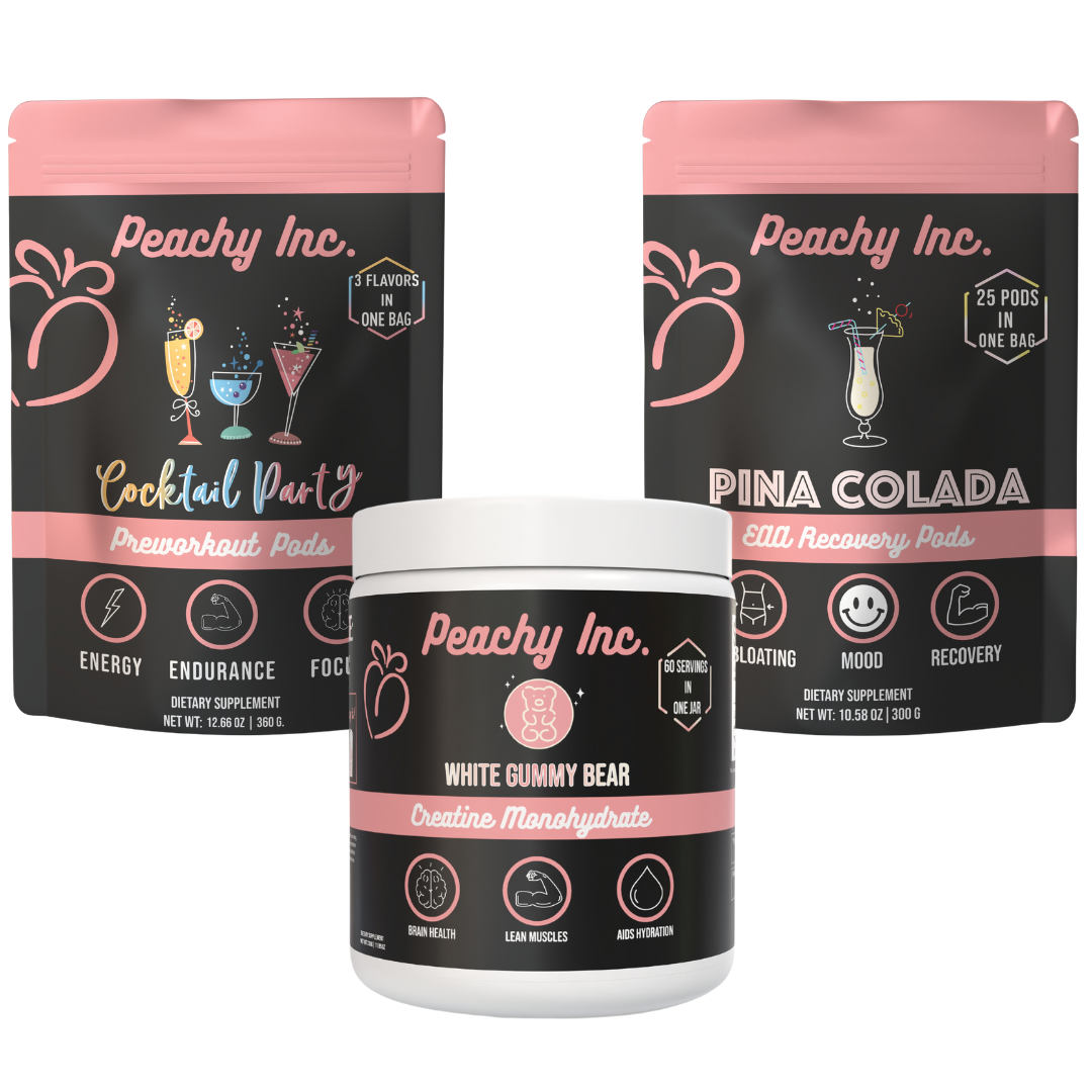 Starter Bundle - The Cocktail Party Pre-Workout & Piña Colada EAA Recovery & Creatine Monohydrate Unflavored