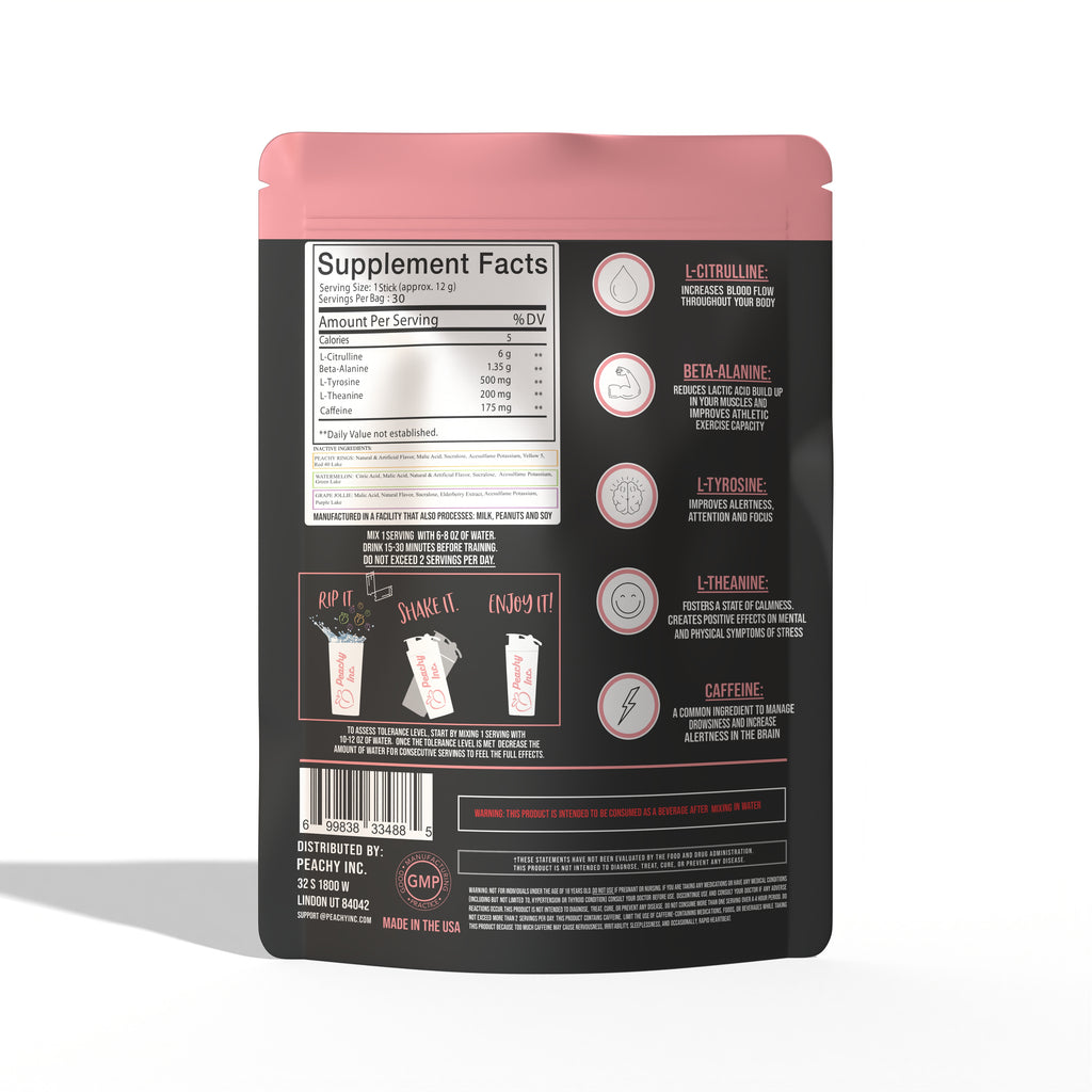 Peachy Nutrition Candy Shoppe Pre-Workout