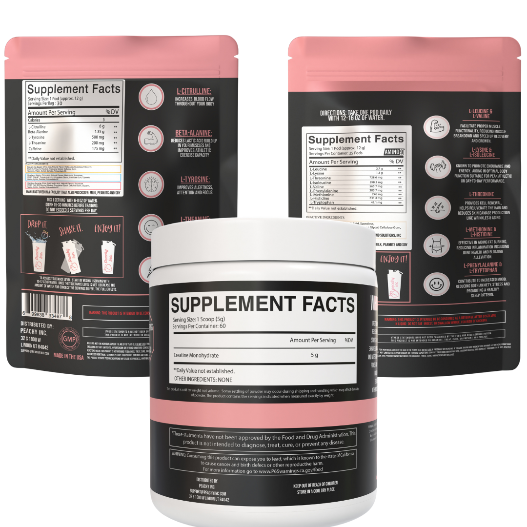 Starter Bundle - The Cocktail Party Pre-Workout & Piña Colada EAA Recovery & Creatine Monohydrate Unflavored