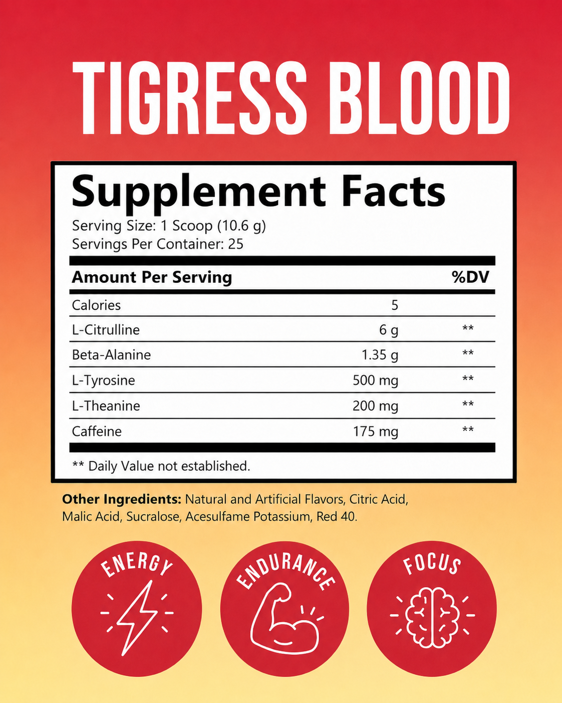 Tigress Blood Pre-Workout