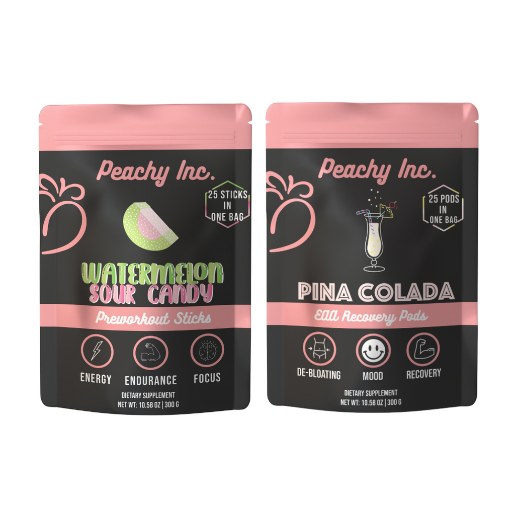 Watermelon Sour Candy Bundle - Watermelon Sour Candy Pre-Workout & Piña Colada EAA Recovery