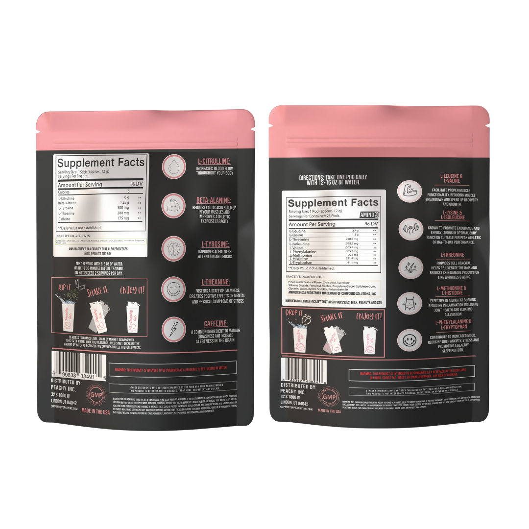 Watermelon Sour Candy Bundle - Watermelon Sour Candy Pre-Workout & Piña Colada EAA Recovery
